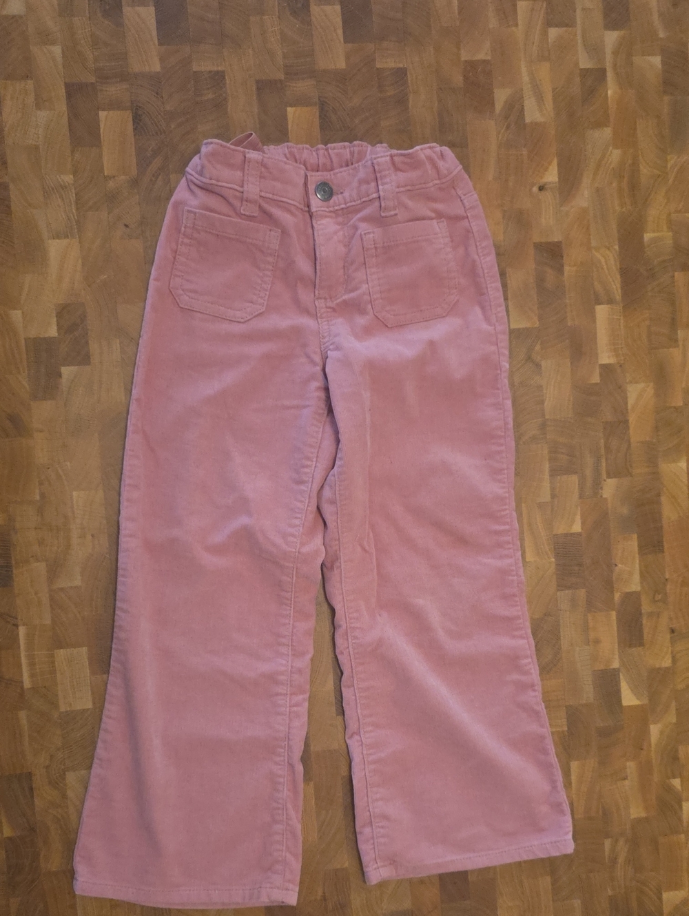 5/ $25 Gymboree Rose Pink Corduroy Wide-Leg Pants